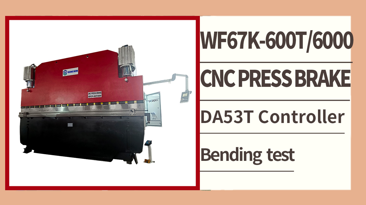 RONGWIN vous guide WF67K-E 600T600 DA53T contrôleur économie d'énergie grande presse plieuse CNC pliage
