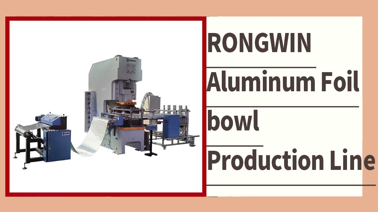 Ligne de production de machines de poinçonnage pneumatiques entièrement automatiques RONGWIN pour bols en aluminium 63T