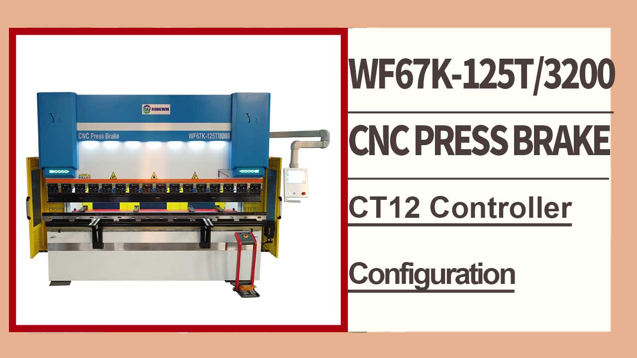 RONGWIN recommande une presse plieuse électrohydraulique CNC WF67K-E 125T/3200 de haute précision et économe en énergie
    